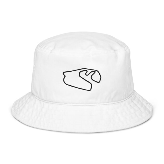 São Paulo Formula 1 race track bucket hat – with race circuit silhouette