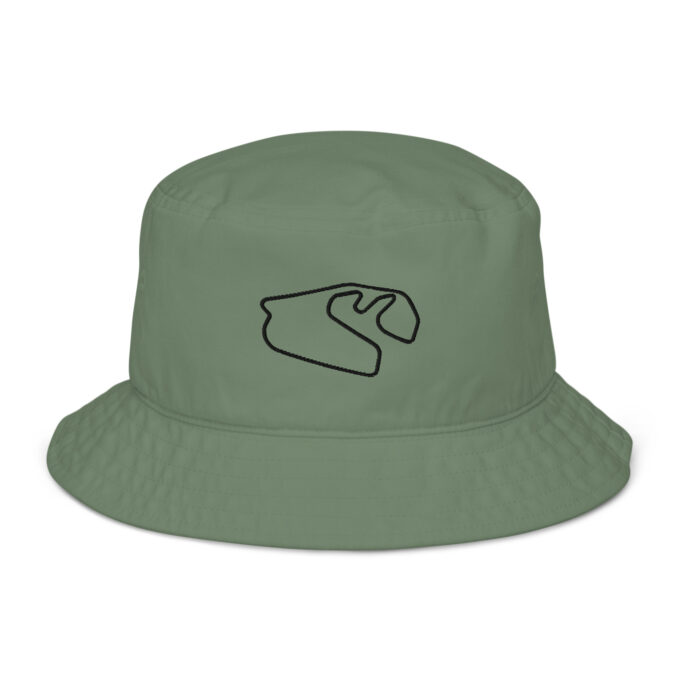 São Paulo Formula 1 race track bucket hat – with race circuit silhouette