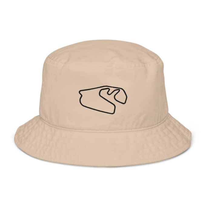 São Paulo Formula 1 race track bucket hat – with race circuit silhouette