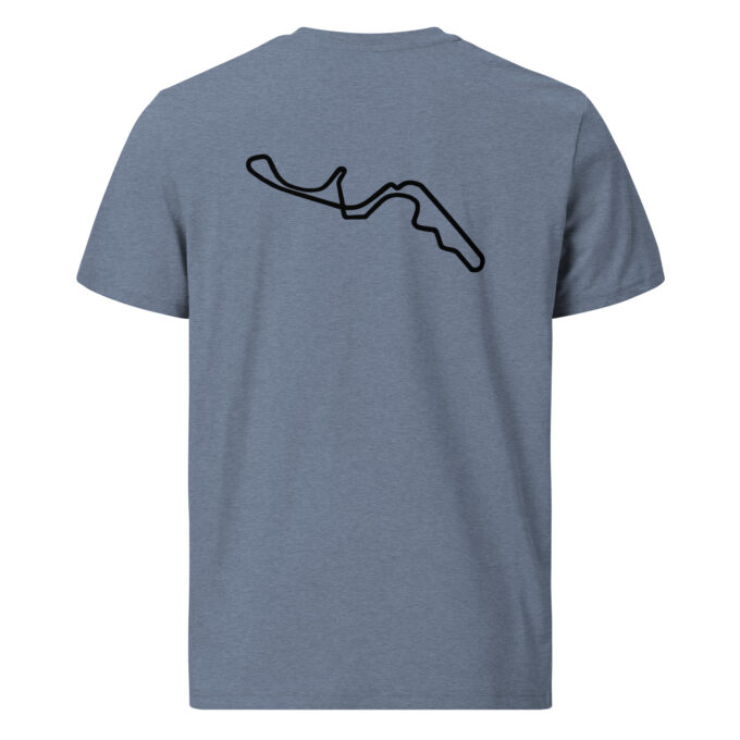 Suzaka Formula 1 race track t-shirt – with race circuit silhouette