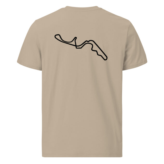 Suzaka Formula 1 race track t-shirt – with race circuit silhouette