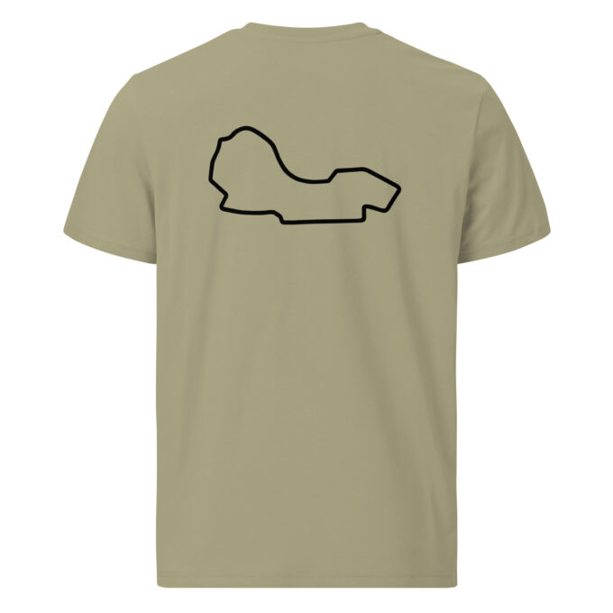 Melbourne Formula 1 race track t-shirt – with race circuit silhouette