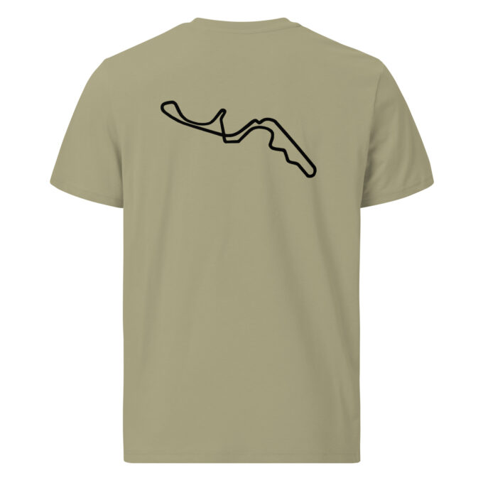 Suzaka Formula 1 race track t-shirt – with race circuit silhouette