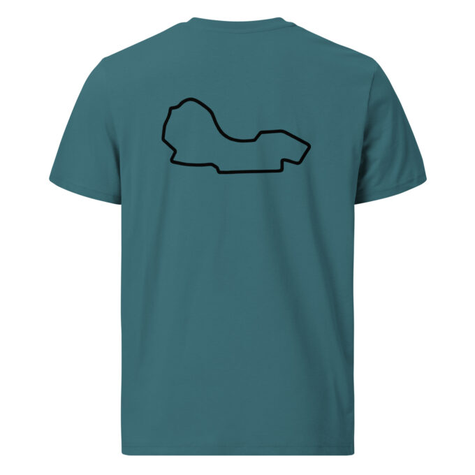 Melbourne Formula 1 race track t-shirt – with race circuit silhouette