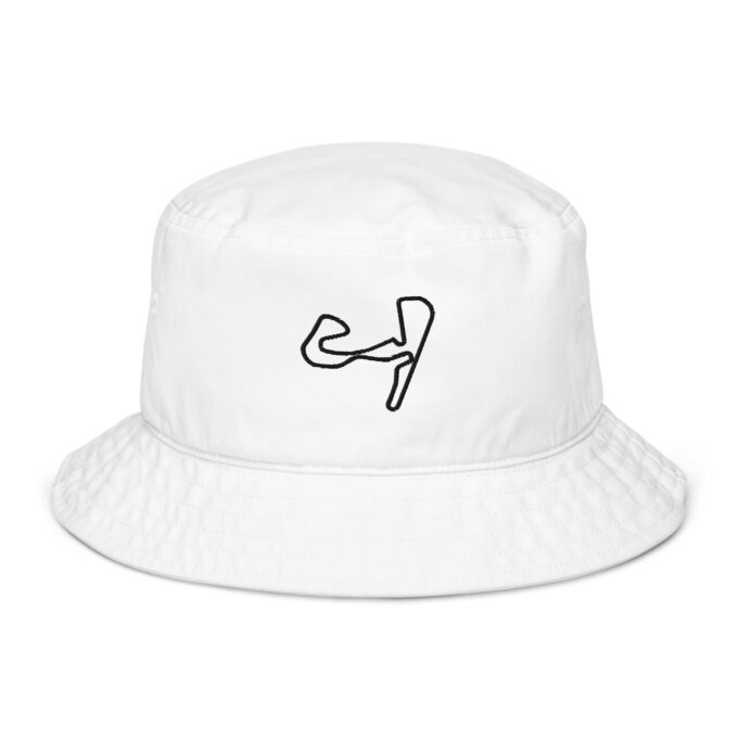 Netherlands Formula 1 race track organic bucket hat – with race circuit silhouette