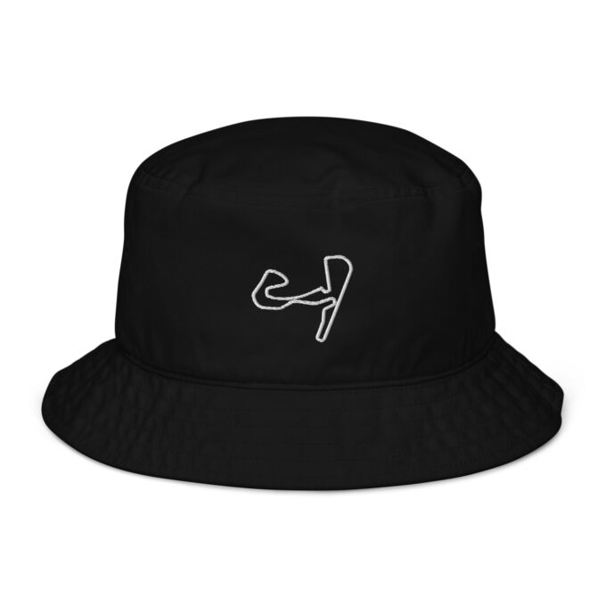 Netherlands Formula 1 race track organic bucket hat – with race circuit silhouette