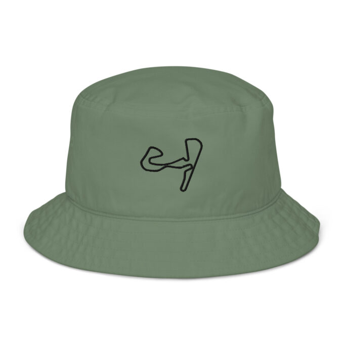 Netherlands Formula 1 race track organic bucket hat – with race circuit silhouette