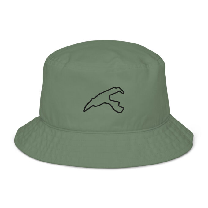 Belgium Formula 1 race track bucket hat – with race circuit silhouette