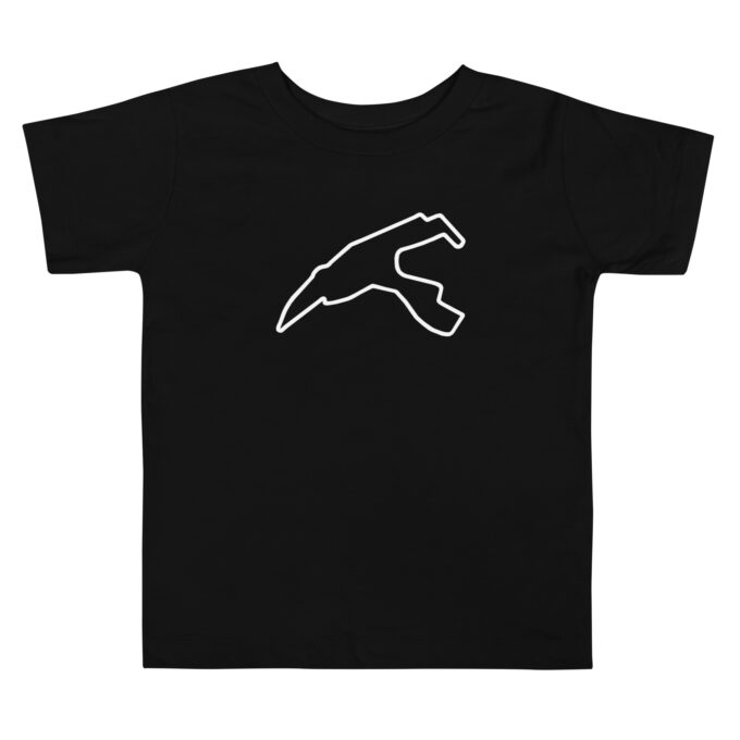 Toddler Belgium Formula 1 race track t-shirt – with race circuit silhouette