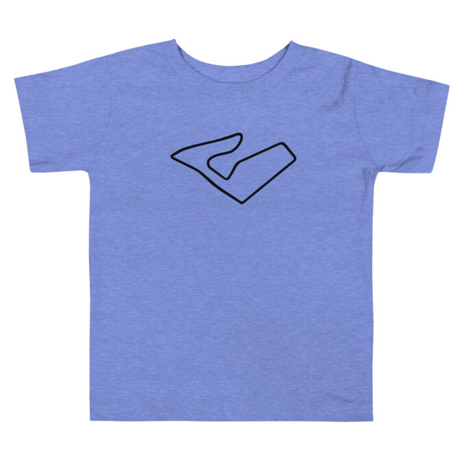 Toddler Spielberg Formula 1 race track t-shirt – with race circuit silhouette