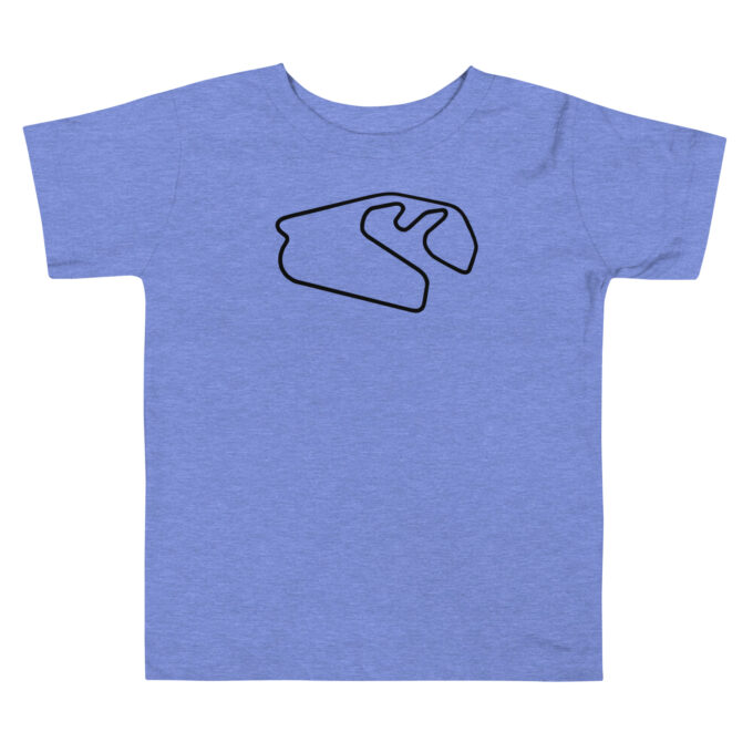 Toddler São Paulo Formula 1 race track t-shirt – with race circuit silhouette