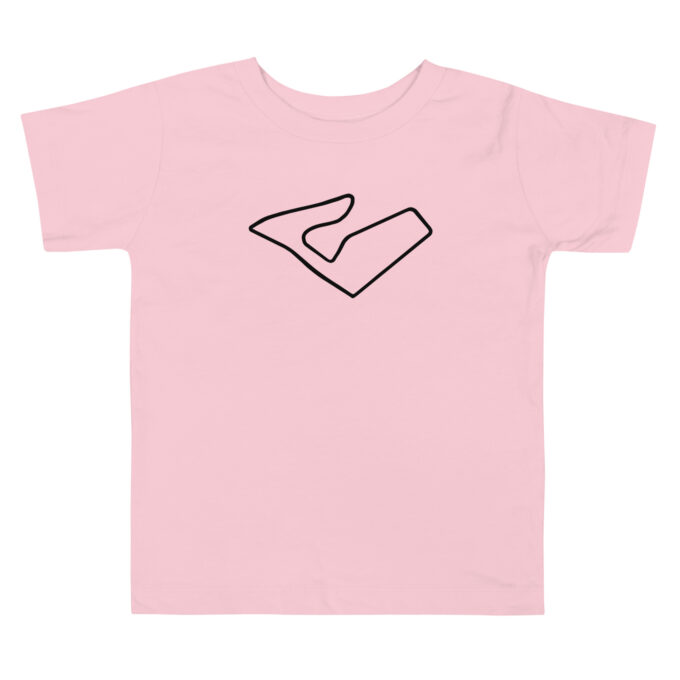 Toddler Spielberg Formula 1 race track t-shirt – with race circuit silhouette