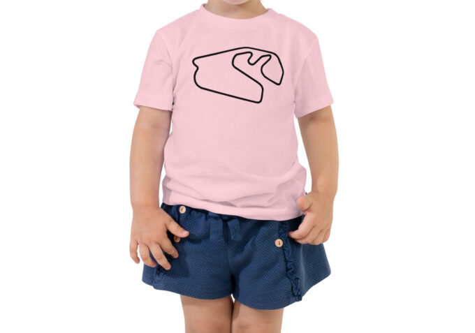 Toddler São Paulo Formula 1 race track t-shirt – with race circuit silhouette