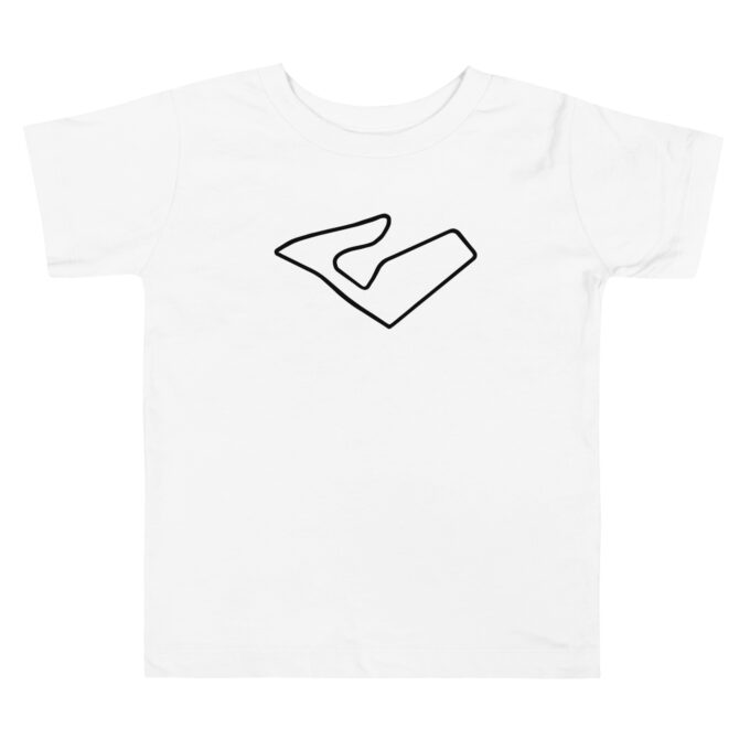 Toddler Spielberg Formula 1 race track t-shirt – with race circuit silhouette