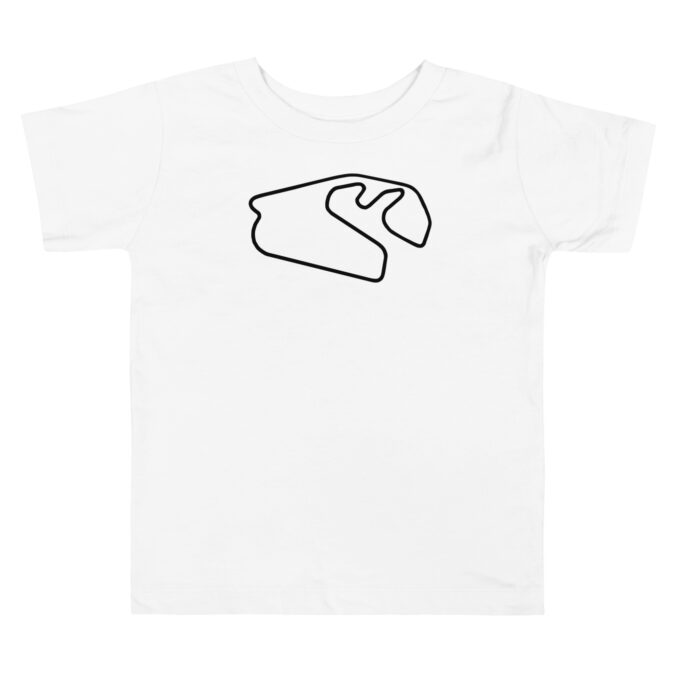 Toddler São Paulo Formula 1 race track t-shirt – with race circuit silhouette