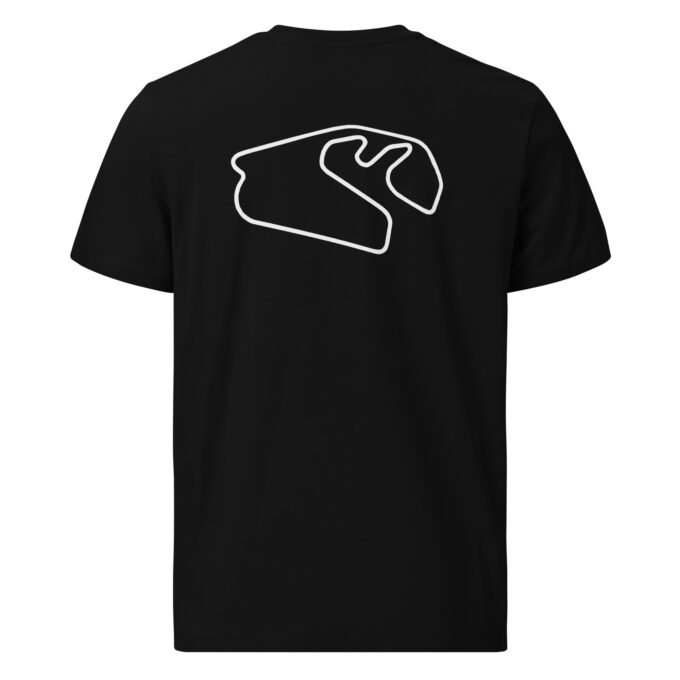 São Paulo Formula 1 race track t-shirt – with race circuit silhouette