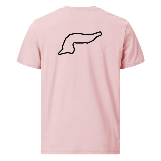 Imola Formula 1 race track t-shirt – with race circuit silhouette