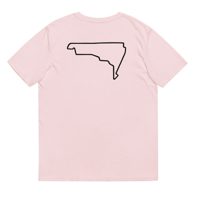 Mexico City Formula 1 race track t-shirt – with race circuit silhouette