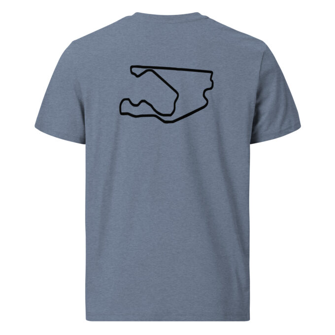 Miami Formula 1 race track t-shirt – with race circuit silhouette