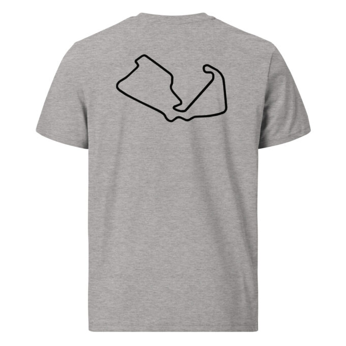 Silverstone Formula 1 race track t-shirt – with race circuit silhouette