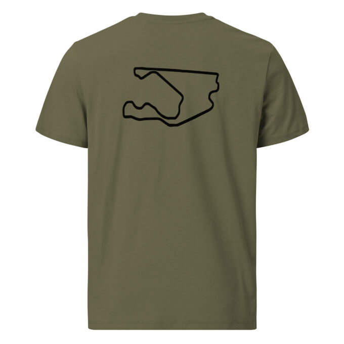 Miami Formula 1 race track t-shirt – with race circuit silhouette