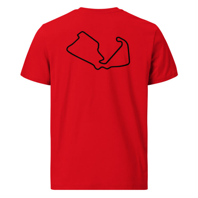 Silverstone Formula 1 race track t-shirt – with race circuit silhouette