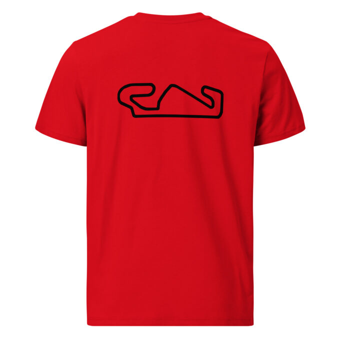 Catalunya Formula 1 race track t-shirt – with race circuit silhouette