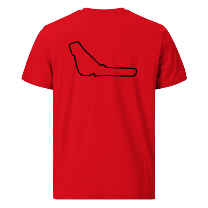 Monza Formula 1 race track t-shirt – with race circuit silhouette