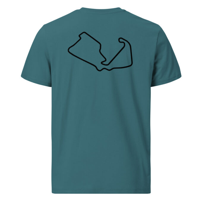 Silverstone Formula 1 race track t-shirt – with race circuit silhouette