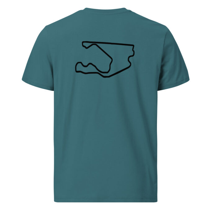 Miami Formula 1 race track t-shirt – with race circuit silhouette