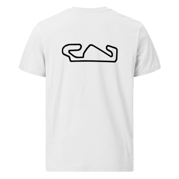 Catalunya Formula 1 race track t-shirt – with race circuit silhouette