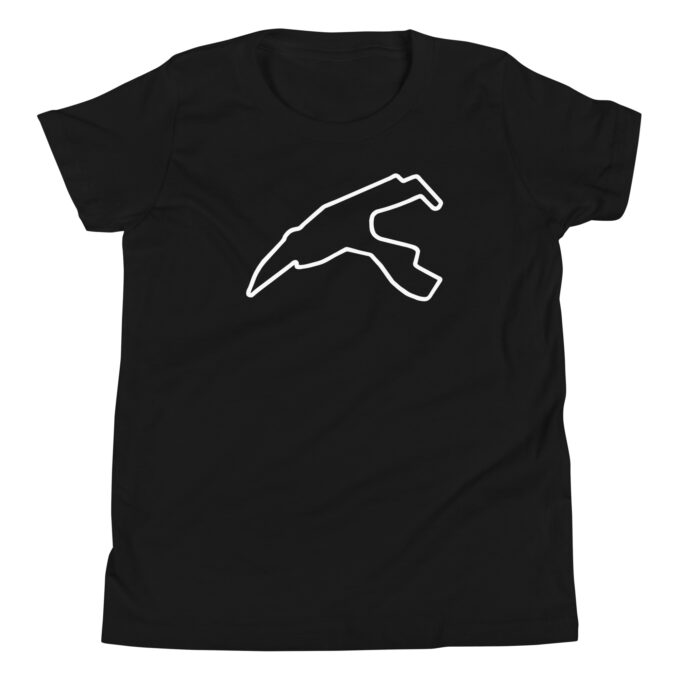 Belgium Formula 1 race track t-shirt – with race circuit silhouette