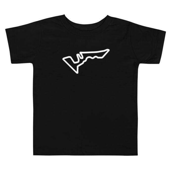 Toddler Austin Formula 1 race track t-shirt – with race circuit silhouette