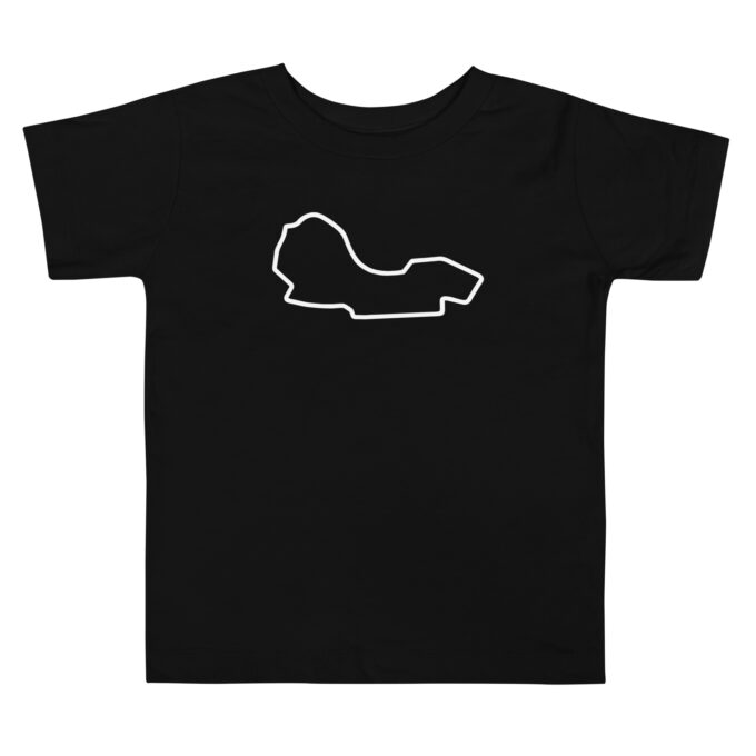 Toddler Melbourne Formula 1 race track t-shirt – with race circuit silhouette