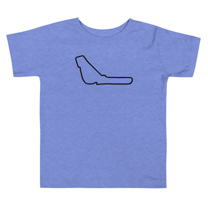 Toddler Formula 1 race track t-shirt Monza  – with race circuit silhouette