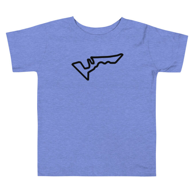 Toddler Austin Formula 1 race track t-shirt – with race circuit silhouette