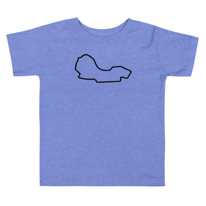 Toddler Melbourne Formula 1 race track t-shirt – with race circuit silhouette