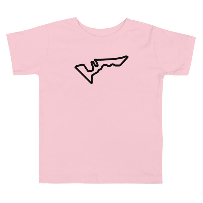 Toddler Austin Formula 1 race track t-shirt – with race circuit silhouette