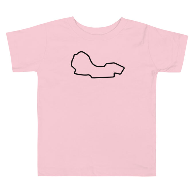 Toddler Melbourne Formula 1 race track t-shirt – with race circuit silhouette