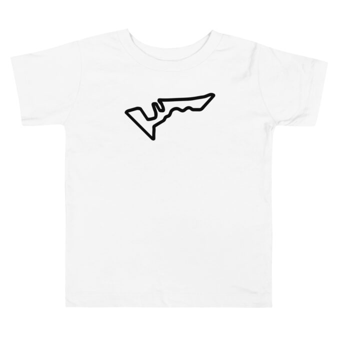 Toddler Austin Formula 1 race track t-shirt – with race circuit silhouette