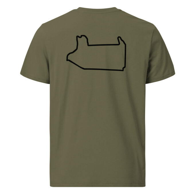 Las Vegas Formula 1 race track t-shirt – with race circuit silhouette