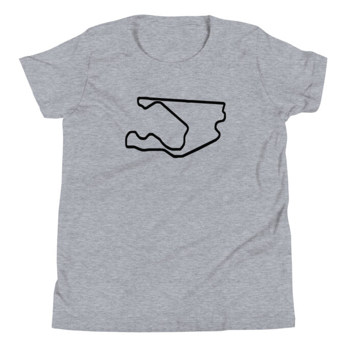 Miami Formula 1 youth race track t-shirt – with race circuit silhouette