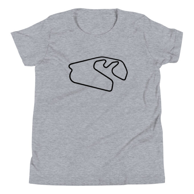 São Paulo Formula 1 youth race track t-shirt – with race circuit silhouette