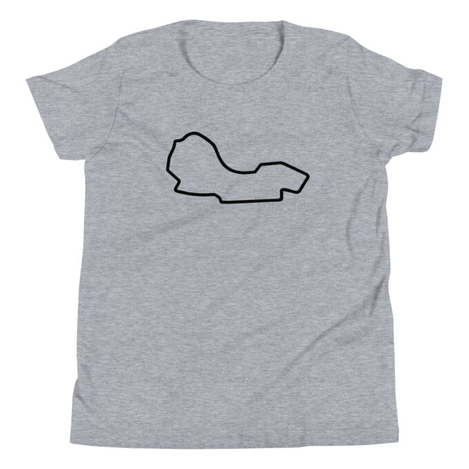 Melbourne  Formula 1 youth race track t-shirt – with race circuit silhouette