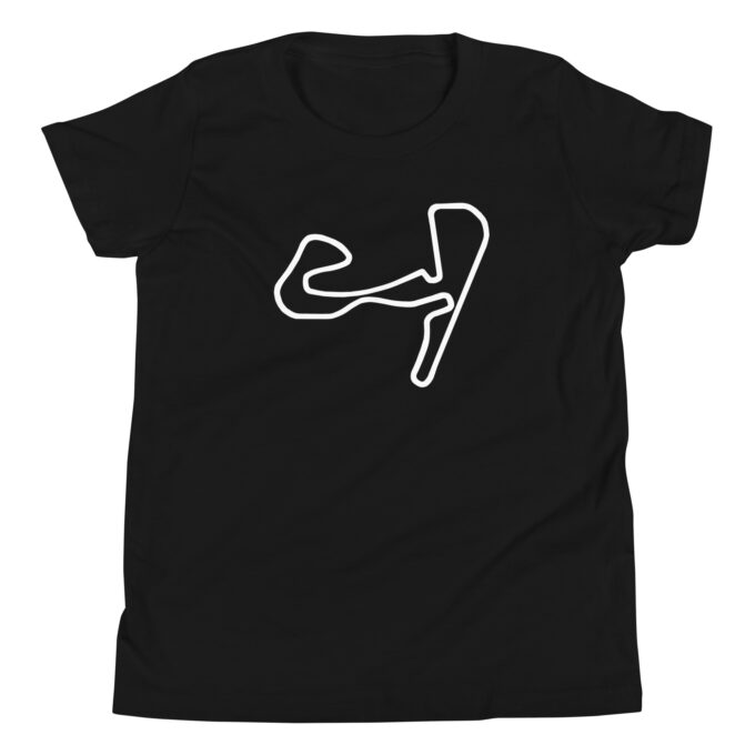 Zandvoort Formula 1 youth race track t-shirt – with race circuit silhouette