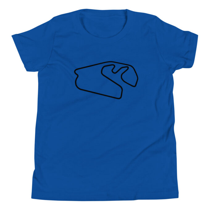 São Paulo Formula 1 youth race track t-shirt – with race circuit silhouette