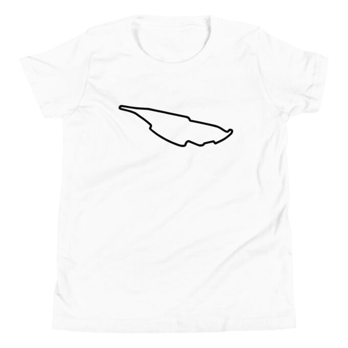 Montreal Formula 1 youth race track t-shirt – with race circuit silhouette