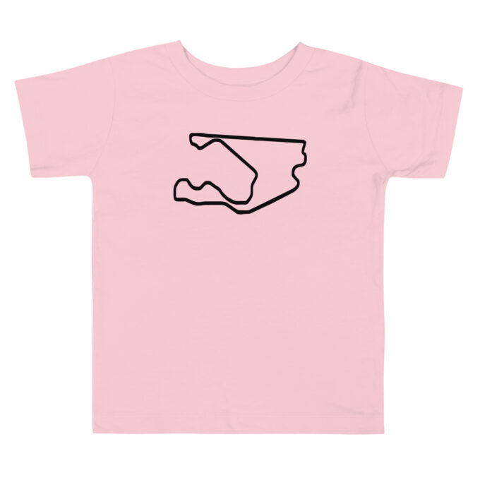 Toddler Miami Formula 1 race track t-shirt – with race circuit silhouette