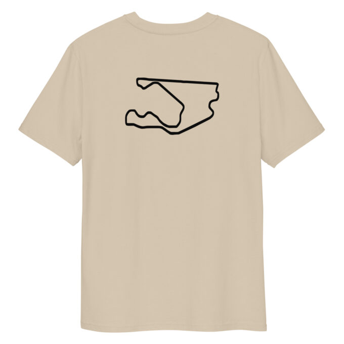 Miami Formula 1 race track t-shirt – with race circuit silhouette